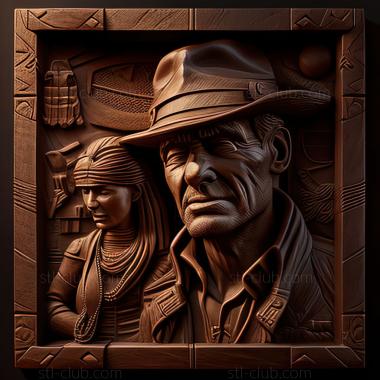 3D модель Игра Сент-Индиана Джонс и посох королей (STL)